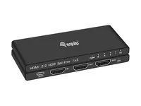 Equip HDMI2.0 2-Port Splitter Ultra Slim 4K 60Hz schwarz