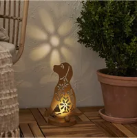 Star Trading Solar Decoration Oxidog Indoor, Outdoor, Warmweiss, Rost - Betriebsart: Batteriebetrieb - Smart Home: Nicht kompatibel - Dimmbar: nicht dimmbar - Produkttyp: Dekolicht - Lichtsensor (Dämmerung): Ja - Timerfunktion: Nein