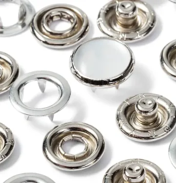 Prym Druckknöpfe Jersey Kappe Weiss, 12 mm, 6 Stück - Detailfarbe: Weiss