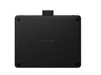 Wacom Stifttablet Intuos S Creative Pen Tablet - Aktive Arbeitsfläche: 152 mm x 95 mm - Anzahl Druckstufen: 4096 × - Detailfarbe: Schwarz matt - Schwarz - Schnittstellen: Micro-USB 2.0 - Display vorhanden: Nein - Kabellos: Nein