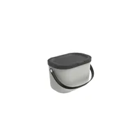 Rotho Komposteimer Albula 3.2 l, Mistletoe Weiss - Fassungsvermögen: 3.2 l - Höhe: 15 cm - Anzahl Behälter: 1 - Detailfarbe: Weiss - Form: Eckig - Material: Recycling Kunststoff - Polypropylen (PP)