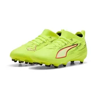 PUMA Shoes Ultra 6 Match FG/AG Jr Gelb, 38 - Detailfarbe: Gelb - Zielgruppe: Kinder - Sohlen: Kunstrasen (AG) - Nocken (FG) - Schuhgrösse (EU): 38