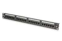 DIGITUS Patchpanel 1U 24-Port LSA Cat6 8P8C ungeschirmt