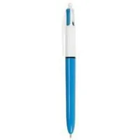 BIC Kugelschreiber Classic 0.32 mm, 1 Stück, Blau/Weiss - Verpackungseinheit: 1 Stück - Set: Nein - Schriftfarbe: Mehrfarbig - Strichstärke: 0.32 mm - Stiftfarbe: Weiss - Blau - Eigenschaft-Stift: Keine