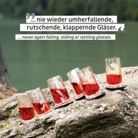 Silwy Magnet-Kunststoffgläser Shot - Produkttyp: Glas - Material: Kunststoff - Biologisch abbaubar: Nein - Zertifikate: Keine Zertifizierung - Set: Ja - Zusammenklappbar: Nein