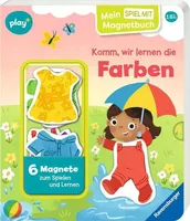play+ Mein Spiel mit-Magnetbuch: Komm, wir lernen die Farben - Thema: Diverse - Sprache: Deutsch - Altersempfehlung ab: 18 Monaten - Einband: Ohne - Anzahl Seiten: 0 - Altersgruppe: Kleinkinder