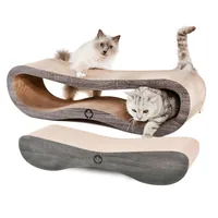 CanadianCat Kratzmöbel Set Orbit & Satellite Dunkelgrau - Höhe: 23 cm - Anzahl Liegeplätze: 1 × - Detailfarbe: Dunkelgrau - Tierart: Katze - Produkttyp: Kratzbrett