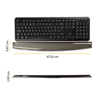 Fellowes Workplace Handgelenkauflage Gel Schwarz - Eingabegeräte: Tastatur