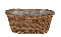 Opiflor Weidenkorb Hot Choco, 20 cm Braun - Volumen: 2.08 l - Material: Holz - Form: Oval - Detailfarbe: Braun - Ausstattung: Keine - Einsatzort: Innen und Aussen