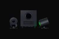 Razer PC-Lautsprecher Nommo V2 - Audiokanäle: 2.1 - Detailfarbe: Schwarz - Schnittstellen: USB Typ A - Bluetooth - Ausstattung: Lautstärke- und Bassregler
