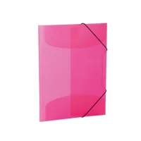 HERMA Sammelmappe A4 PP transluzent Pink - Typ: Zeichenmappe - Ausstattung: Dokumentenfach - Detailfarbe: Pink - Material: Polypropylen (PP)