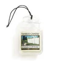 Yankee Candle Auto-Lufterfrischer Car Jar Ultimate Clean Cotton - Detailfarbe: Weiss - Funktionen: Beduften - Typ: Lufterfrischer