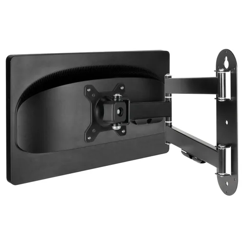 Arctic Cooling Wandhalter W1C bis 18 kg – Schwarz - Eigenschaften: Drehbar - Ausziehbar - Maximale Bildschirmgrösse: 49  - Detailfarbe: Schwarz - Maximale Tragkraft: 18 kg - Anzahl Bildschirme: 1