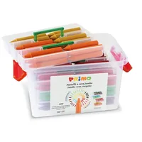 Primo Wachsmalstifte Schulbox Jumbo 120-teilig - Verpackungseinheit: 1 Stück - Set: Ja - Detailfarbe: Mehrfarbig - Eigenschaft-Stift: Keine - Farbstifte & Wachsmalstifte-Art: Wachsmalstifte - Anwender: Kinder