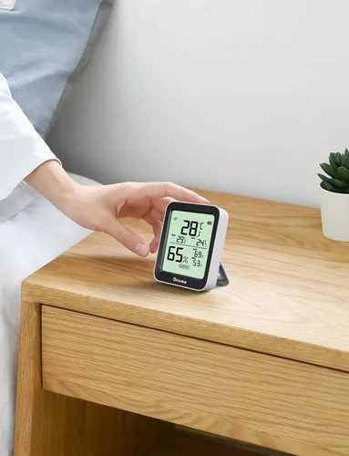 Govee Wetterstation Govee Bluetooth Thermometer – Hygrometer - Funktionen: Innentemperatur - App Unterstützung - Raumluftqualität - Set: Nein - Typ: Thermo-/Hygrometer