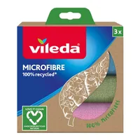 Cleaning Cloth Vileda Microfibre 100% Recycled 3 pcs.