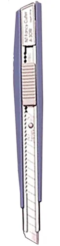 NT Cutter Cutter A-301 RP Auto Lock 9 mm, Violett - Detailfarbe: Violett - Klingenform: Spitzwinklige Klinge - Abbrechklinge - Klingenlänge: 80 mm - Klingenbreite: 9 mm