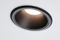 Paulmann Einbauleuchte LED Cole Coin 3er-Set Schwarz - Leuchten Kategorie: Einbauleuchte - Betriebsart: Netzbetrieb - Lampensockel: LED fest verbaut - Farbtemperatur Kelvin: 2700 K - Gesamtleistung: 18 W - Farbwiedergabeindex CRI: 80