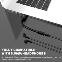 Equip Adapter USB-A-> 4-Pin 3.5mm StBu DAC 0.15m beige