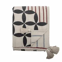Bloomingville Tagesdecke Forma, 155 x 130 cm, Natur - Nachhaltigkeit: Nicht angegeben - Produkttyp: Decken - Detailfarbe: Nature - Breite: 130 cm - Höhe: 155 cm - Detailmaterial: Recycled Baumwolle