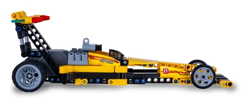 Jamara CaDA Drag Racing 1:24 Bricks gelb