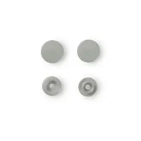 Prym Druckknöpfe Color Snaps Grau, Ø 12,4 mm, 30 Stück - Detailfarbe: Grau