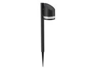 Philips Solar Fyve Sockelleuchte Spiess, Lichtsensor, 2700K, schwarz - Betriebsart: Solarbetrieb - Smart Home: Nicht kompatibel - Dimmbar: nicht dimmbar - Produkttyp: Sockel-/Wegeleuchte - Lichtsensor (Dämmerung): Ja - Timerfunktion: Nein