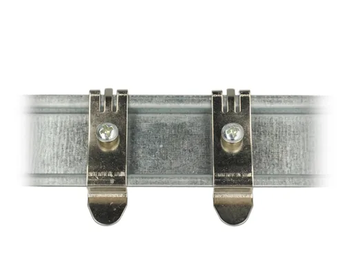 Delock Hutschienenhalter Montageset für 8er & 12er Patchpanele - Detailfarbe: Silber - Typ: Halterung
