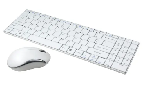 LogiLink ID0109 keyboard Mouse included RF Wireless White
