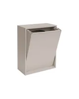ReCollector Recyclingbehälter 12 l, Silver Cloud Grey - Anzahl Behälter: 1 - Fassungsvermögen: 12 l