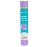Silhouette Vinylfolie Translucent 30.5 Lila - Geeignet für Drucker: Nein - Detailfarbe: Lila - Aussenanwendung: Ja - Selbstklebend: Ja - Aufbügelbar: Nein - Folientyp: Vinylfolie