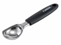 FURBER Eisportionierer F0122 Edelstahl/Schwarz - Produkttyp: Eisportionierer  - Detailfarbe: Edelstahl - Schwarz - Länge: 19.6 cm - Material Küchenhelfer: Edelstahl