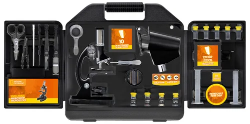 National Geographic Mikroskop Mikroskop 300x-1200x mit Koffer - Altersempfehlung ab: 10 Jahren