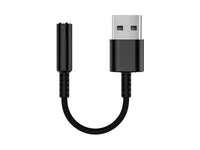 Equip Adapter USB-A-> 4-Pin 3.5mm StBu DAC 0.15m beige