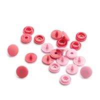 Prym Druckknöpfe Color Snaps Rosa, Ø 9 mm, 36 Stück - Detailfarbe: Pink - Hellrosa