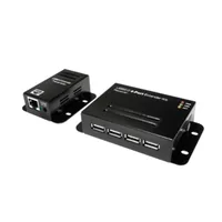 Logilink USB 2.0 Cat.5 Extender bis 50m mit 4-port Hub, POE
