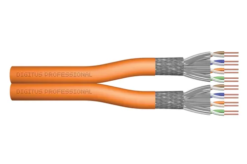 Digitus DK-1743-VH-D-1 câble de réseau Orange 100 m Cat7 S/FTP (S-STP)