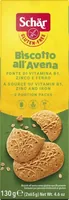 Dr.Schär Guetzli Avena Haferkeks glutenfrei 130 g - Produkttyp: Getreide - Nährwertangabe pro: 100 g - Energiegehalt (in kj): 2096 KJ - Energiegehalt (in kcal): 500 Kcal - Fett: 20 g - Gesättigte Fettsäuren: 11 g