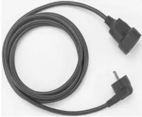 Bachmann Verlängerung H05VV-F 3G1,50mm² sw, 5,0m, 3-polig
