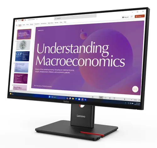 Lenovo ThinkVision T24D-40 écran plat de PC 60,5 cm (23.8") 1920 x 1080 pixels Full HD LCD Noir