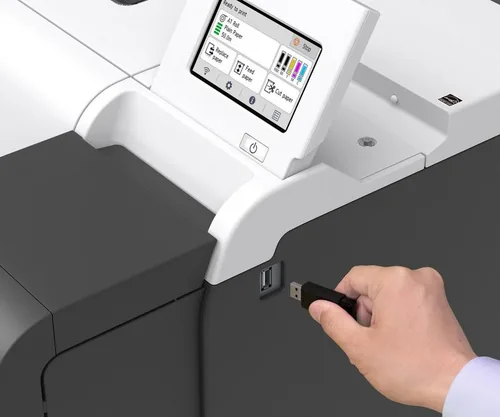 Canon Grossformatdrucker imagePROGRAF TM-255 - Druckertyp: Farbig - Verbindungsmöglichkeiten: LAN (RJ45) - USB - WLAN (Wi-Fi) - Total Fassungsvermögen Papierzuführungen: 1 Rolle/n - Anzahl Papierzuführungen (integriert): 1 - Funktionen: Drucken - Kopieren