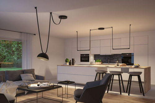 Paulmann ULine Lightbar 650 mm, 3000 K, 90 Ra, Aluminium, Schwarz - Detailfarbe: Schwarz - Lampensockel: LED fest verbaut - Smart Home: Ja - Lichtfarbe: Warmweiss - Lichtstärke: 2035 lm - Dimmbar: nicht dimmbar