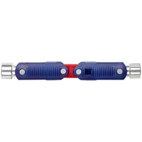 Schaltschrankschlüssel ""DoubleJoint"" (blau/rot, Armlänge gesamt 97mm)