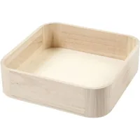 Creativ Company Holzartikel 25 x 25 x 7 cm Wandekoration Planet - Breite: 25 cm - Höhe: 7 cm - Länge: 25 cm - Anzahl Stück: 1 - Holzherkunft: China - Holzhandelsname: Paulownia tomentosa (Blauglockenbaum)