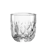 Leonardo Cappuccino Becher Gocce mit Untersetzer 60 ml, Transparent - Material: Kalk-Natron-Glas - Tassen Typ: Cappuccino Becher - Ausstattung: Keine weitere Ausstattung - Detailfarbe: Transparent - Verpackungseinheit: 1 Stück - Volumen: 60 ml