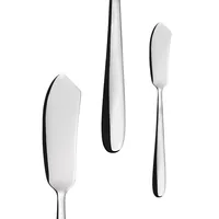 Sola Messerset Basic Alpha, poliert, 2-teilig - Typ: Filetiermesser - Griffmaterial: Edelstahl 18/10 - Set: Ja - Klingenschliff: Glatter Schliff - Detailfarbe: Silber