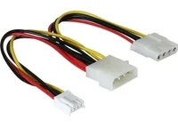DeLOCK Y-cable power Multicolour 0.25 m