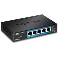 TRENDnet Switch 5-Port Gbit EdgeSmart PoE 18 W Metall