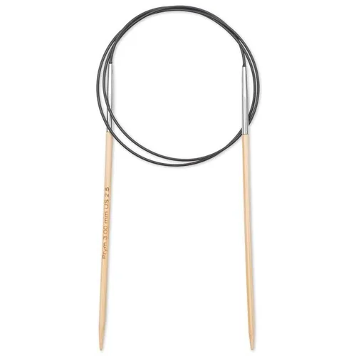 Prym 1530 Rundstricknadel BAMBUS 3.00 mm, 80 cm - Material: Bambus - Produkttyp: Rundsticknadel