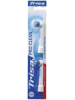 Trisa Zahnbürstenkopf Pro Clean assortierte Farben 2 Stück - Zahnbürsten-Art: Rotationszahnbürste - Verpackungseinheit: 2 Stück